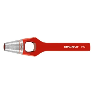 Abbildung von MATADOR Henkellocheisen 20 mm Locheisen DIN 7200A Lochstanzer Stanzer für weiche Werkstoffe; Leder, Gummi, Dichtungen, Filz, Pappe Werkzeug Nr. 07130200