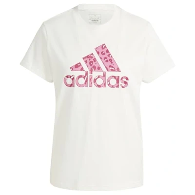 Abbildung von adidas Sportswear Animal Tshirt print, Damen, Größe: Small, Off white