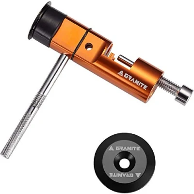 Abbildung von Granite Stash Kit Werkzeugset für Fahrradkette Fahrradkettenreparaturwerkzeug Set Passt in den Lenker (Orange)