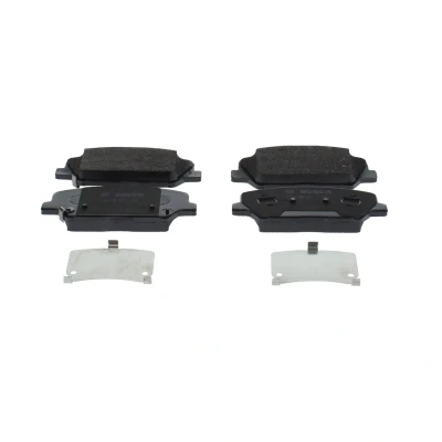 Abbildung von BOSCH 0 986 494 671 Bremsbelagsatz Low Metallic mit akustischer Verschleißwarnung, integriertem Verschleißwarnkontakt HYUNDAI: i30 II Hatchback