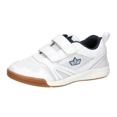 Abbildung von Lico Unisex Kinder Boulder V Hallenturnschuhe, Weiss Marine, 32 EU