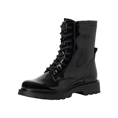 Abbildung von Tamaris Damen Stiefelette Vegan; BLACK, EU 37