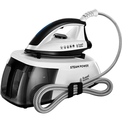Abbildung von Russell Hobbs Dampfbügelstation Steam Power (2400W, 4,5 Bar Dampfdruck, herausnehmbarer 1,3 l Wassertank) Bügeleisen 24420 56