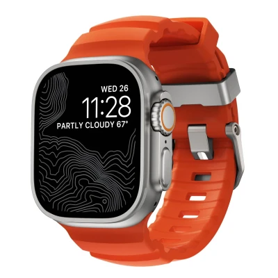Abbildung von Nomad Rocky Point Band Apple Watch 42mm / 44mm 45mm 49mm Magma Connector Natural NM014872858