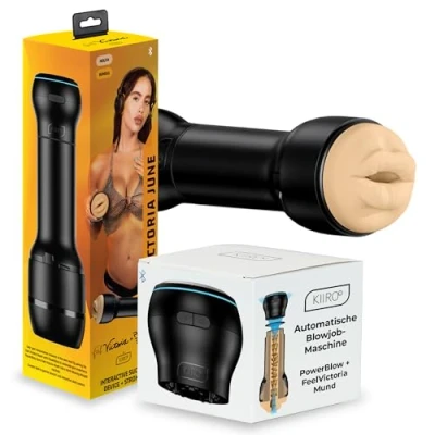 Abbildung von „PowerBlow + Feel Victoria June Mouth Combo, Saug Aufsatz &amp; Masturbator im Set