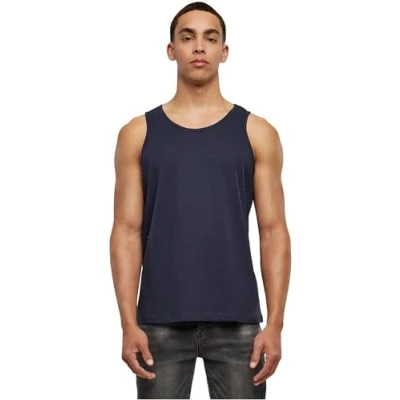 Abbildung von Build Your Brand Herren BB011 Basic Tank T Shirt, Navy, S