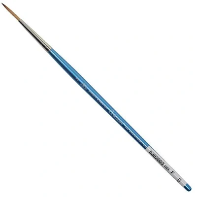 Abbildung von Winsor &amp; Newton 5302003 Cotman Aquarell Synthetikhaar Pinsel Serie 222 Designerpinsel, Schlepperpinsel mit exzellenter Sprungkraft, Farbragekraft und Punktgenauigkeit, kurzer Stiel Nr. 3 mm