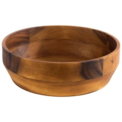 Abbildung von APS 795 Schale ACACIA aus Akazienholz für Snacks, Obst, Salat &amp; co., 25 cm x 8,50