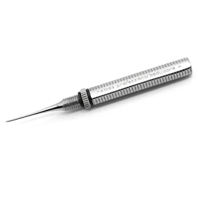 Abbildung von REMOS Zahnstocher mit gerader abschraubbarer Spitze rostfreier Edelstahl 5 cm