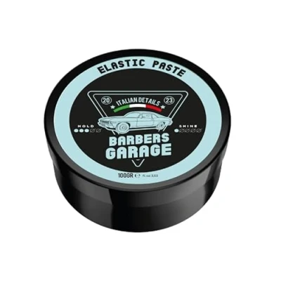 Abbildung von Barbers Garage elastische Haarpaste (100g) Italian Details Haare verdichten und strukturieren, geringer Glanz, mattes Finish, starker Halt