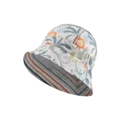 Abbildung von Sterntaler Safarihut Dschungel Kopfbedeckung mit UV 50+ Unisex Baby Hut aus weicher Baumwolle Sonnenhut gefüttert Bio Batist für optimalen Sonnenschutz weiß, 49