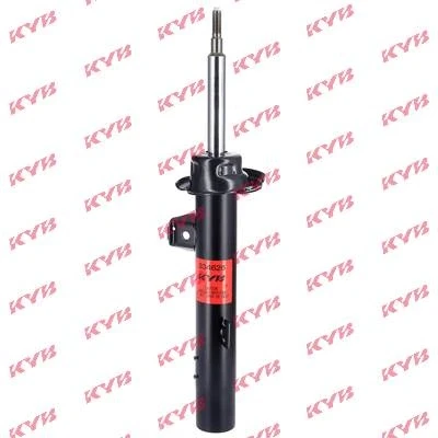 Abbildung von KYB Excel G 334626 Stoßdämpfer Vorderachse links Gasdruck Zweirohr Federbein, Dämpfer mit Zuganschlagfeder oben Stift BMW: 1 Hatchback, Coupe