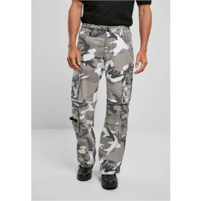 Abbildung von Brandit PURE Vintage Cargohose, Herren, Größe: Large, Snowcamo