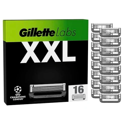 Abbildung von Gillette Labs Rasierklingen für Männer, 16 Ersatzklingen, Kompatibel mit allen GilletteLabs Rasierern (inkl.Heated Razor)