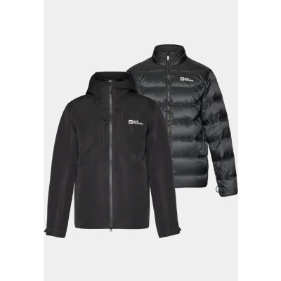 Abbildung von Jack Wolfskin Icecape Daunenjacke, Herren, Größe: Medium, Black