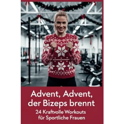 Abbildung von &quot;Advent, Advent, der Bizeps brennt&quot; In 24 Tagen zur Topform Fitness Adventskalender für Frauen&quot;