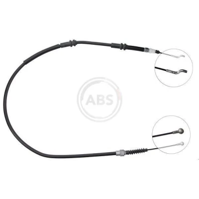Abbildung von A.B.S. K13556 Handbremsseil 1297 Scheibenbremse für Links /Rechtslenker VOLKSWAGEN: Transporter 5 Bus, 5, Multivan (7HM