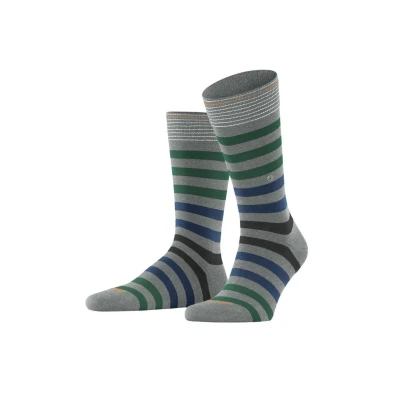 Abbildung von Burlington Blackpool Socken, Herren, Größe: 41 46, Grau blau grün