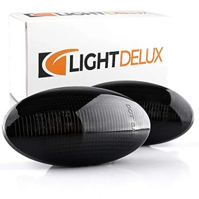 Abbildung von LIGHTDELUX Ersatz für 2 x LED Seitenblinker Blinker Kotflügel mit Zulassung V 172302