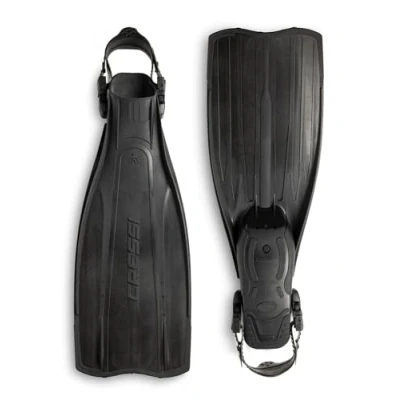 Abbildung von Cressi Pro Light Open Heel Tauchen Flossen, Schwarz/Schwarz, XS/S (35/38)