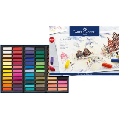 Abbildung von Faber Castell 128272 Softpastellkreide STUDIO QUALITY mini, 72er Etui