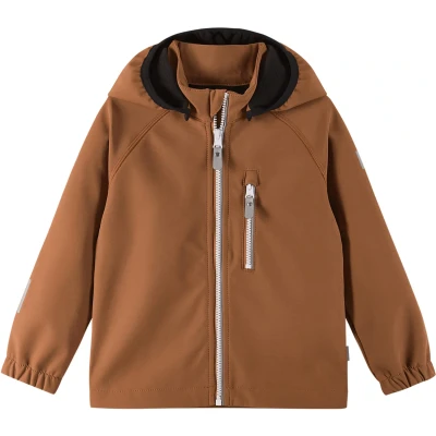 Abbildung von Reima Jacket Vantti Unisex Softshelljacke für Kinder, Größe: 110, Cinnamon brown