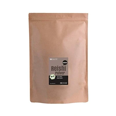 Abbildung von Wohltuer Bio Reishi Pulver Vitalpilz für Tee, Kaffee oder Latte 200g aus fairem Handel