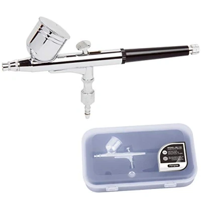 Abbildung von Fengda basisch Airbrush Pistole Spritzpistole FE 130 mit der Düse 0,3 mm