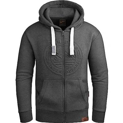 Abbildung von Grin&amp;Bear Hoodie Herren Sweatshirt GEC601 Anthrazit S