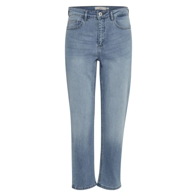 Abbildung von ICHI Raven Jeans Straight Leg, Damen, Größe: 30, Light blue