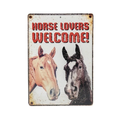 Abbildung von Red Horse Warnungsschild Lovers