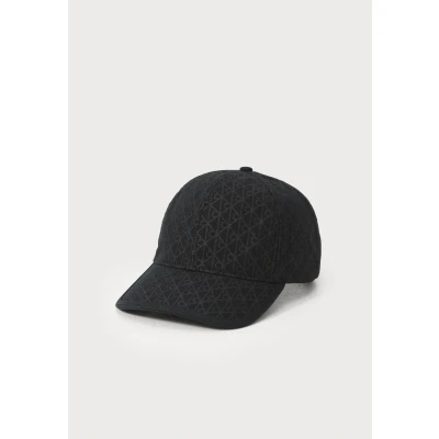 Abbildung von Calvin Klein Baseball Cap »EMBLEM PRINT w LEATHER PATCH CAP«, Mit festem Schirm