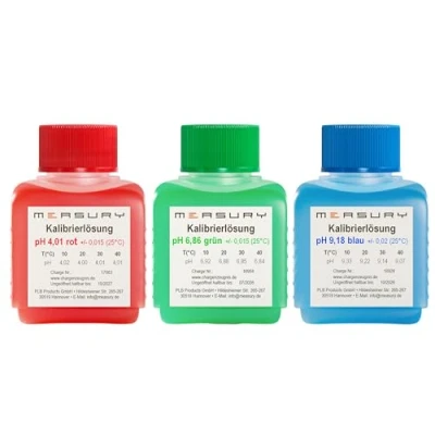 Abbildung von Measury pH Kalibrierlösung Set 4.00 + 6.86 9.18 (je 50 ml)