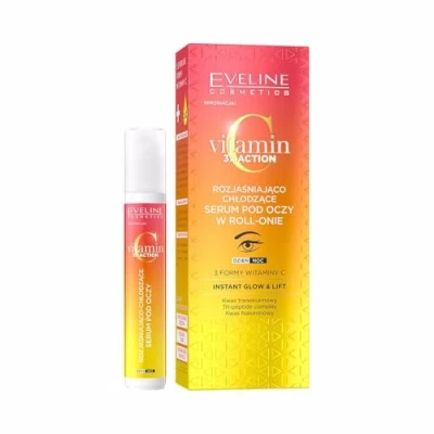 Abbildung von Eveline Cosmetics Aufhellendes und kühlendes Roll on Augenserum