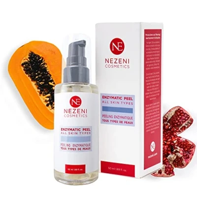 Abbildung von Enzymatisches Gesichtspeeling 13 AKTIVE AKTIVIERTE: 3 Enzyme + 4 Extrakte ÁH Nezeni Cosmetics GERING AN KONSERVIERUNGSSTOFFEN Sanftes Peeling für empfindliche und/oder trockene Haut