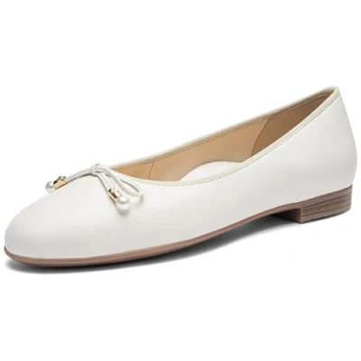 Abbildung von ara Damen Sardinia Ballerinas, Cream, 43 EU