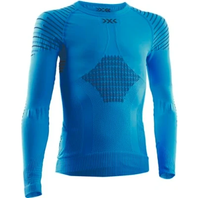 Abbildung von X Bionic Kinder Invent 4.0 Shirt Round Neck Long Sleeves JUNIOR, Teal Blue/Anthracite, 8/9