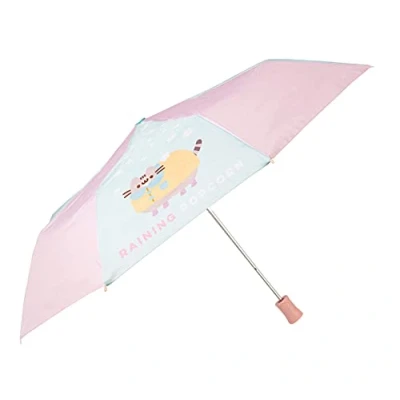 Abbildung von Grupo Erik Taschen Regenschirm Automatik Pusheen Klein Kinder und Erwachsene Taschenschirm