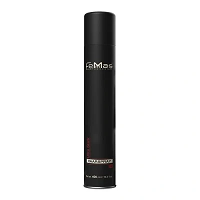 Abbildung von FemMas Haarspray Ultra Stark 400 ml I Stylingspray für Volumen &amp; Glanz Haar Spray starken Halt natürliches Finish ohne Verkleben Strong Hairspray alle Haartypen 1 Stück