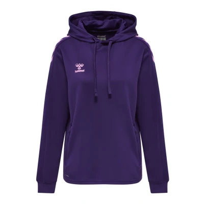 Abbildung von Hummel CORE Kapuzenpullover, Damen, Größe: 44, Acai