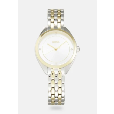 Abbildung von BOSS MAE Uhr goldcoloured/silvercoloured, Damen, Größe: One Size, Gold coloured/silver coloured