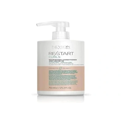 Abbildung von Revlon Professional Re Start Nourishing Conditioner and Leave In, in mit Jojobaöl für lockiges Haar, definierte Locken, 750 ml