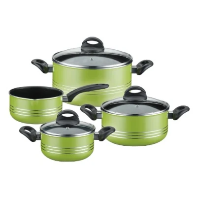 Abbildung von GSW 158053 MILANO COLOR Topf Set grün 4 teilig, Groß