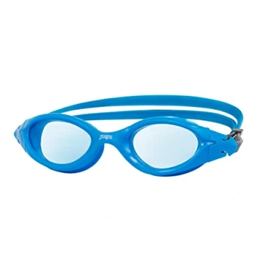 Abbildung von Zoggs Kinder Panorama Junior Schwimmbrille mit UV Schutz, Weitsicht und Antibeschlag (6 14 Jahre), Blau/Grau/Tönungsblau