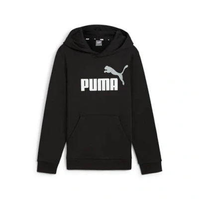 Abbildung von PUMA ESS+ 2 Col Big Logo Hoodie FL B, Jungen Schweiß, White Medium Gray, 586987
