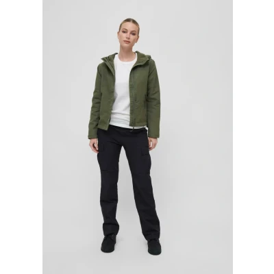 Abbildung von Brandit Frontzip Übergangsjacke, Damen, Größe: Medium, Olive