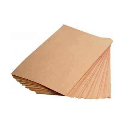 Abbildung von Clairefontaine 396006C Packung mit 125 Blatt Kraftpapier (90g, DIN A3, 29,7 x 42 cm, ideal für Kunstprojekte und zum Einpacken) braun