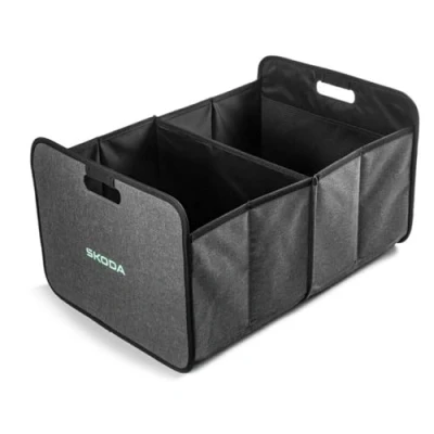 Abbildung von Skoda 6U0061104A Faltbox Tasche Box Kofferraumbox Kiste Einkaufskorb, mit Schriftzug