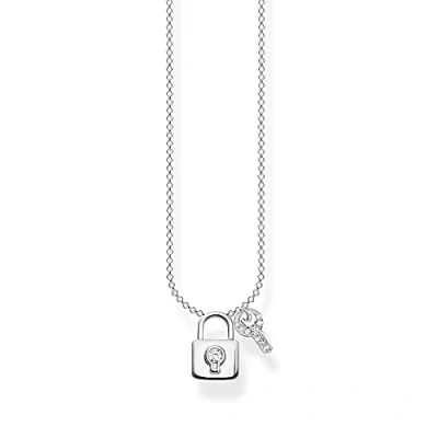 Abbildung von THOMAS SABO Damen Kette Schloss mit Schlüssel 925 Sterlingsilber KE2122 051 14 L45V