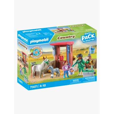 Abbildung von Playmobil® Konstruktions Spielset »Tierarzteinsatz bei den Eseln (71471), Country«, (55 St.), teilweise aus recyceltem Material; Made in Europe